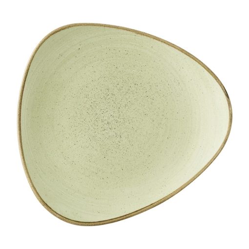 Churchill Stonecast Raw Green Lotus Plates 254mm Pack of 12 (HX044)