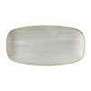 Churchill Stonecast Raw Grey Chefs Oblong Plates 280 x 152mm Pack of 12 (HX048)