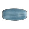 Churchill Stonecast Raw Teal Chefs Oblong Plates 270 x 127mm Pack of 12 (HX055)