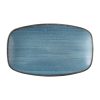 Churchill Stonecast Raw Teal Oblong Chefs Plates 180 x 101mm Pack of 12 (HX056)