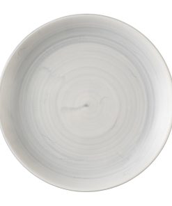 Churchill Stonecast Canvas Grey Evolve Coupe Plates 220mm Pack of 12 (HX059)