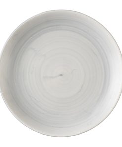 Churchill Stonecast Canvas Grey Evolve Coupe Plates 165mm Pack of 12 (HX060)