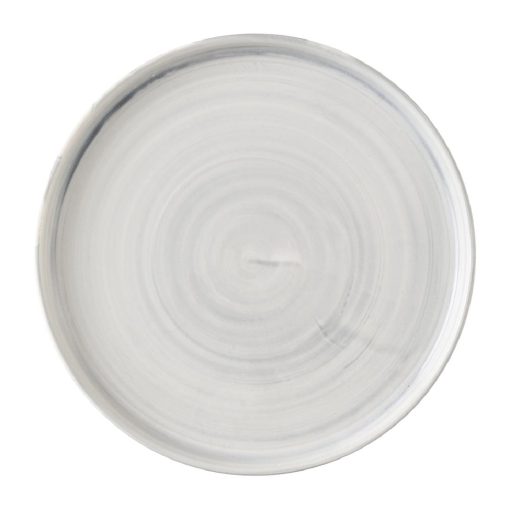 Churchill Stonecast Canvas Grey Walled Plates 210mm Pack of 6 (HX065)