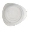 Churchill Stonecast Canvas Grey Lotus Plates 228mm Pack of 12 (HX068)