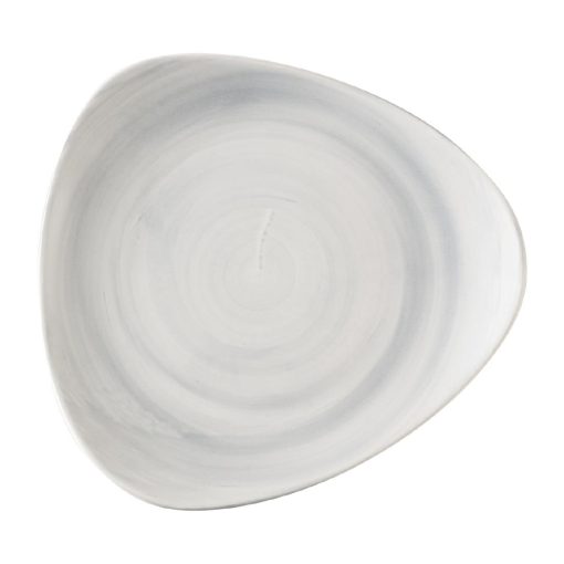 Churchill Stonecast Canvas Grey Lotus Plates 228mm Pack of 12 (HX068)