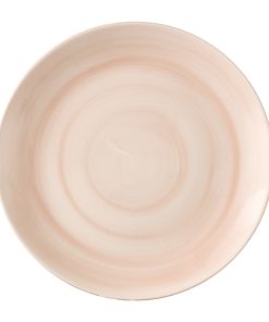 Churchill Stonecast Canvas Coral Evolve Coupe Plates 260mm 12 Pack (HX074)