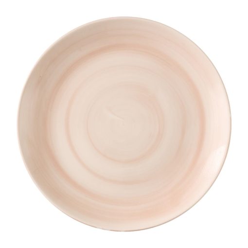 Churchill Stonecast Canvas Coral Evolve Coupe Plates 260mm 12 Pack (HX074)