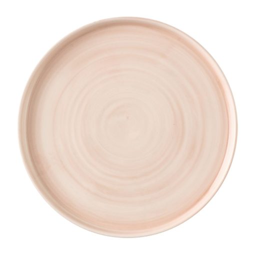 Churchill Stonecast Canvas Coral Walled Plates 280mm Pack of 6 (HX079)