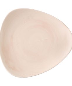 Churchill Stonecast Canvas Coral Lotus Plates 254mm Pack of 12 (HX083)
