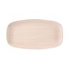 Churchill Stonecast Canvas Coral Chefs Oblong Plates 330 x 117mm Pack of 6 (HX087)
