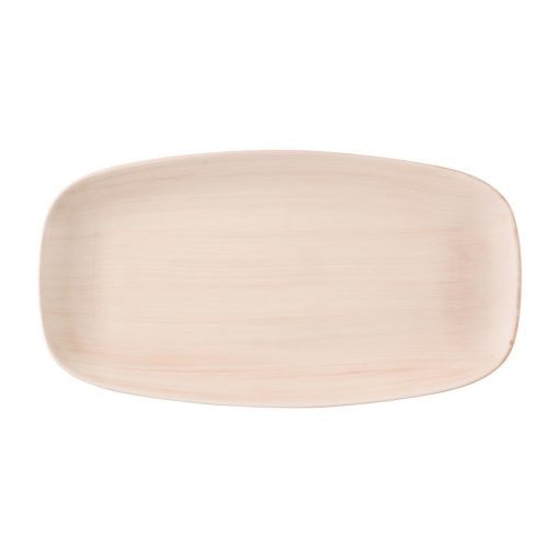 Churchill Stonecast Canvas Coral Chefs Oblong Plates 280 x 152mm Pack of 12 (HX088)