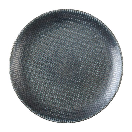 Churchill Studio Prints Astro Metallic Blue Evolve Coupe Plates 220mm 12 Pack (HX091)