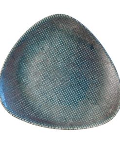 Churchill Studio Prints Astro Metallic Blue Lotus Plates 254mm 12 Pack (HX095)