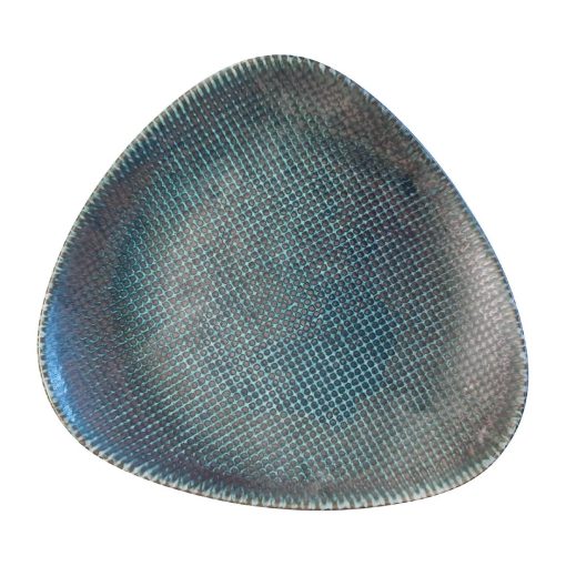 Churchill Studio Prints Astro Metallic Blue Lotus Plates 254mm 12 Pack (HX095)