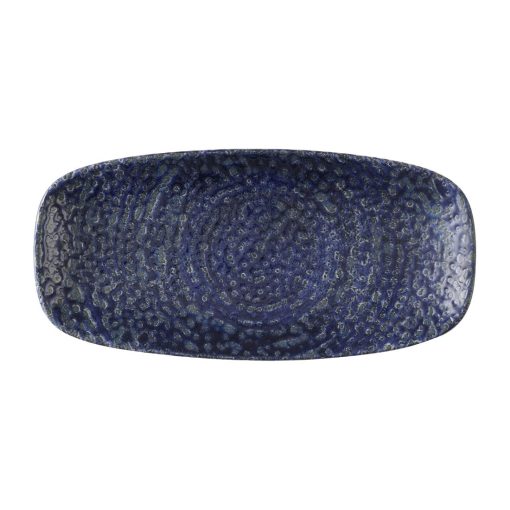 Churchill Studio Prints Homespun Chroma Twilight Chefs Oblong Plates 255 x 127mm 12 Pack (HX114)
