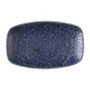 Churchill Studio Prints Homespun Chroma Twilight Oblong Chefs Plates 180 x 105mm 12 Pack (HX115)