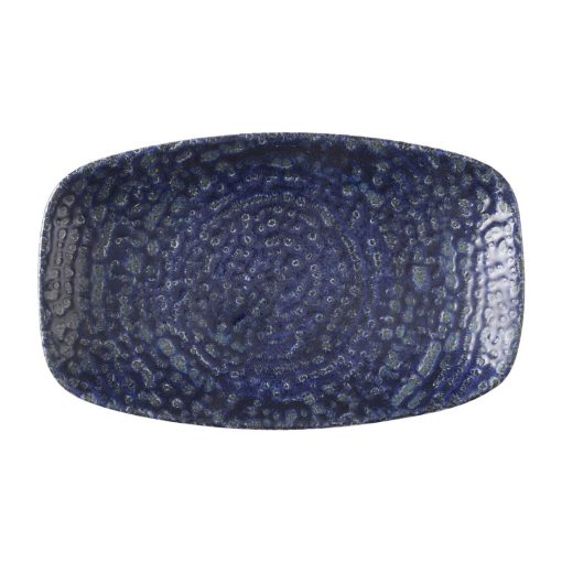 Churchill Studio Prints Homespun Chroma Twilight Oblong Chefs Plates 180 x 105mm 12 Pack (HX115)