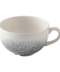 Churchill Studio Prints Raku Quartz Black Cappuccino Cups 355ml 12 Pack (HX116)