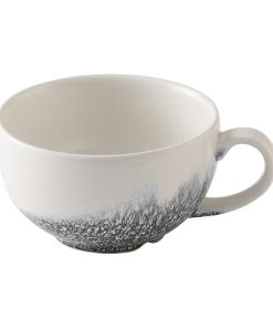Churchill Studio Prints Raku Quartz Black Cappuccino Cups 236ml 12 Pack (HX117)