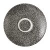 Churchill Studio Prints Raku Quartz Black Espresso Saucers 115mm Pack of 12 (HX120)