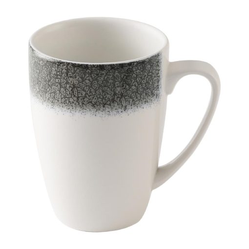 Churchill Studio Prints Raku Quartz Black Profile Mug 355ml 12 Pack (HX123)