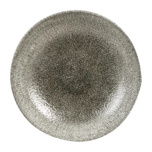 Churchill Studio Prints Raku Quartz Black Evolve Deep Coupe Bowls 178mm Pack of 6 (HX125)