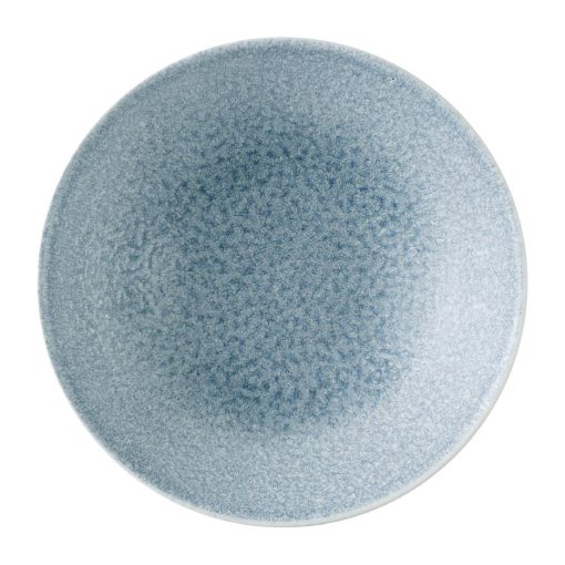 Churchill Studio Prints Raku Topaz Blue Evolve Deep Coupe Bowls 203mm Pack of 6 (HX126)