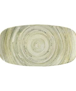 Churchill Elements Fern Chefs Oblong Plates 330 x 178mmPack of 6 (HX146)