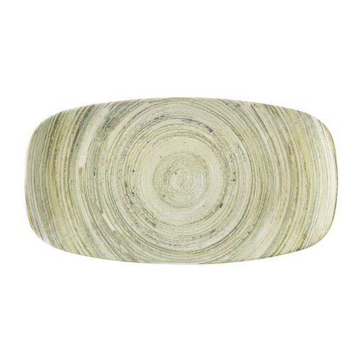 Churchill Elements Fern Chefs Oblong Plates 330 x 178mmPack of 6 (HX146)
