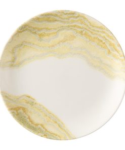 Churchill Tide Gold Evolve Coupe Plates 220mm Pack of 12 (HX164)