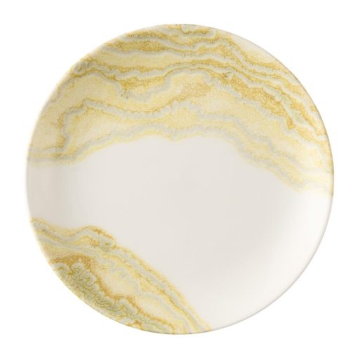 Churchill Tide Gold Evolve Coupe Plates 220mm Pack of 12 (HX164)