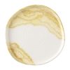 Churchill Tide Gold Organic Walled Plates 203mm Pack of 6 (HX169)