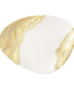 Churchill Tide Gold Triangle Chefs Plates 255 x 203mm 12 Pack (HX170)