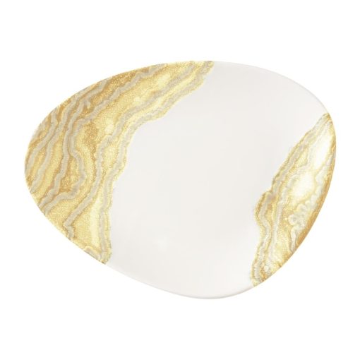 Churchill Tide Gold Triangle Chefs Plates 255 x 203mm 12 Pack (HX170)