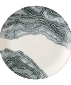 Churchill Tide Black Evolve Coupe Plates 285mm 12 Pack (HX178)