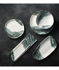 Churchill Tide Black Evolve Coupe Plates 285mm 12 Pack (HX178)
