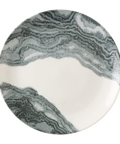 Churchill Tide Black Evolve Coupe Plates 260mm 12 Pack (HX179)