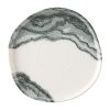 Churchill Tide Black Organic Walled Plates 203mm Pack of 6 (HX185)