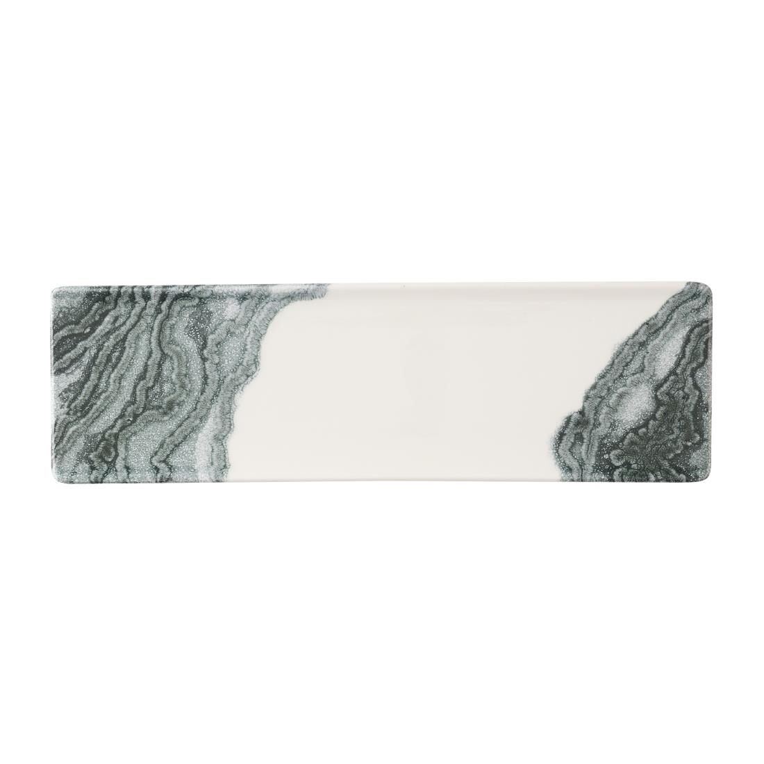 Churchill Tide Black Oblong Plates 300 x 90mm 6 Pack (HX192)