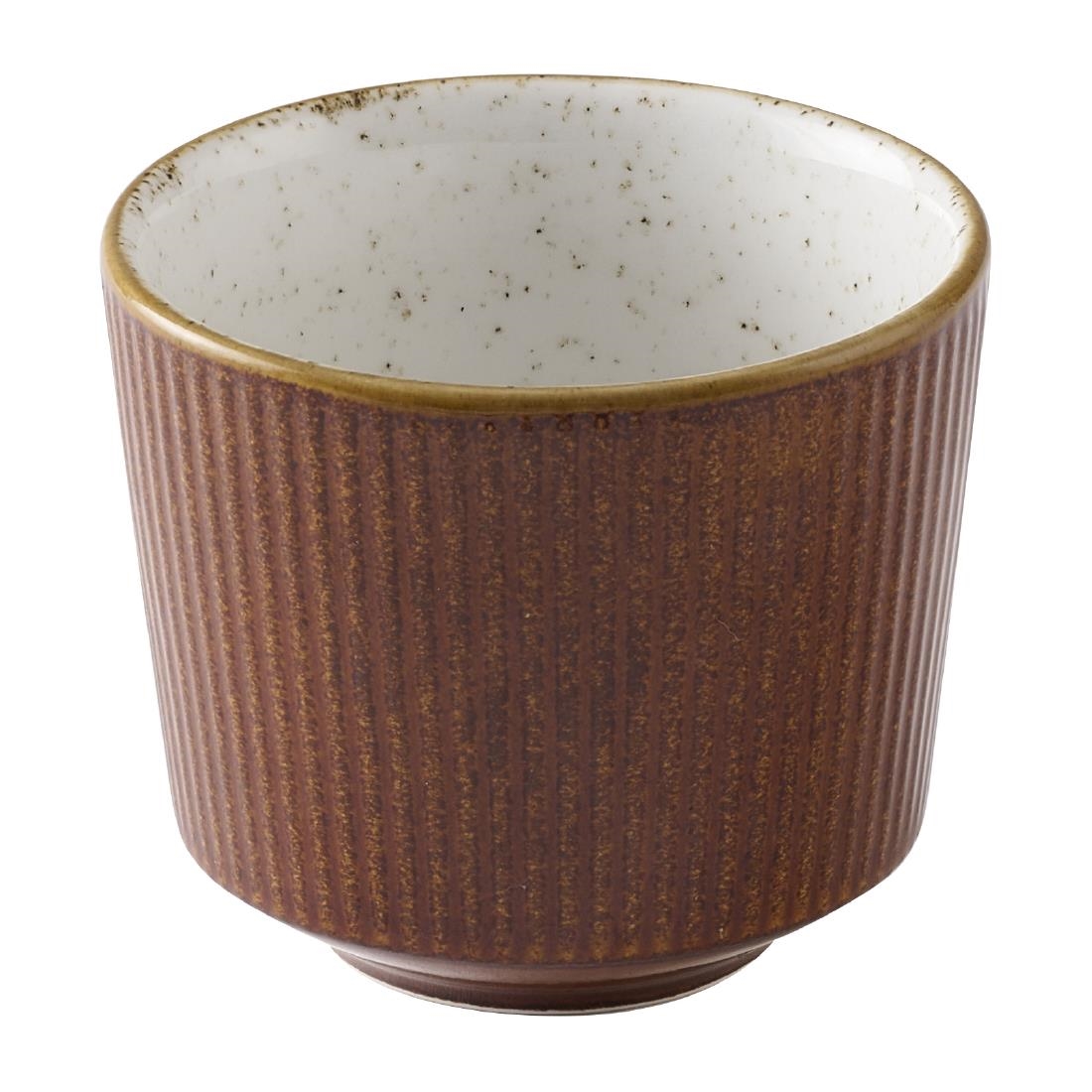 Churchill Nourish Cinnamon Brown Barley White Kochi Chip Mugs 325ml 12 Pack (HX195)