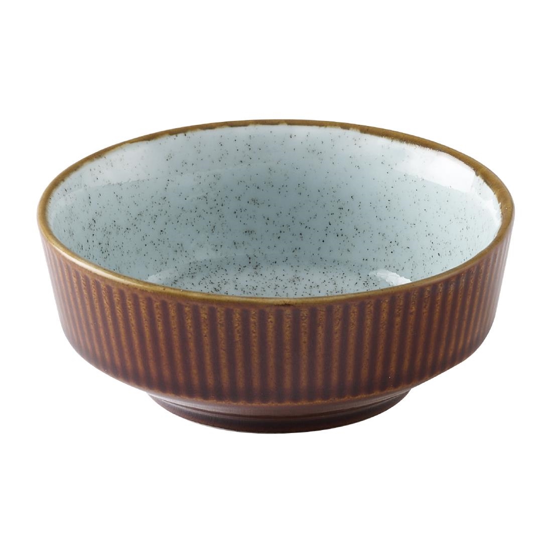 Churchill Nourish Cinnamon Brown Duck Egg Kochi Shallow Bowls 266ml Pack of 12 (HX201)