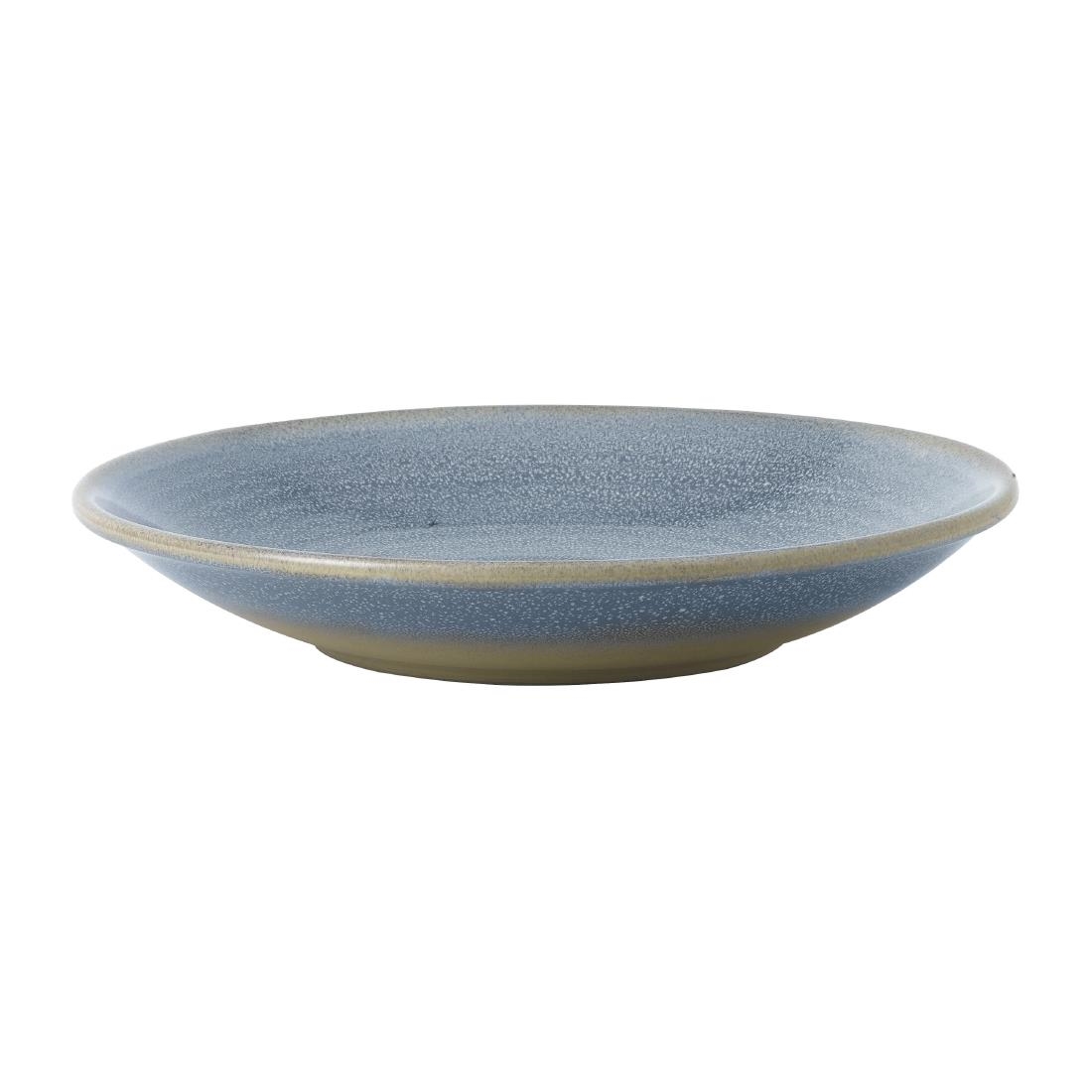 Dudson Evo Azure Deep Plates Blue 280mm Pack of 4 (HX213)