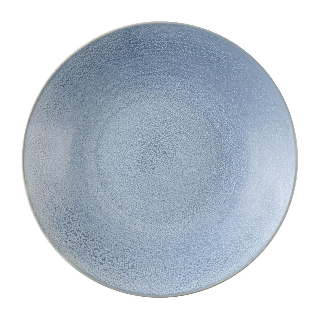 Dudson Evo Azure Deep Plates Blue 230mm Pack of 6 (HX214)