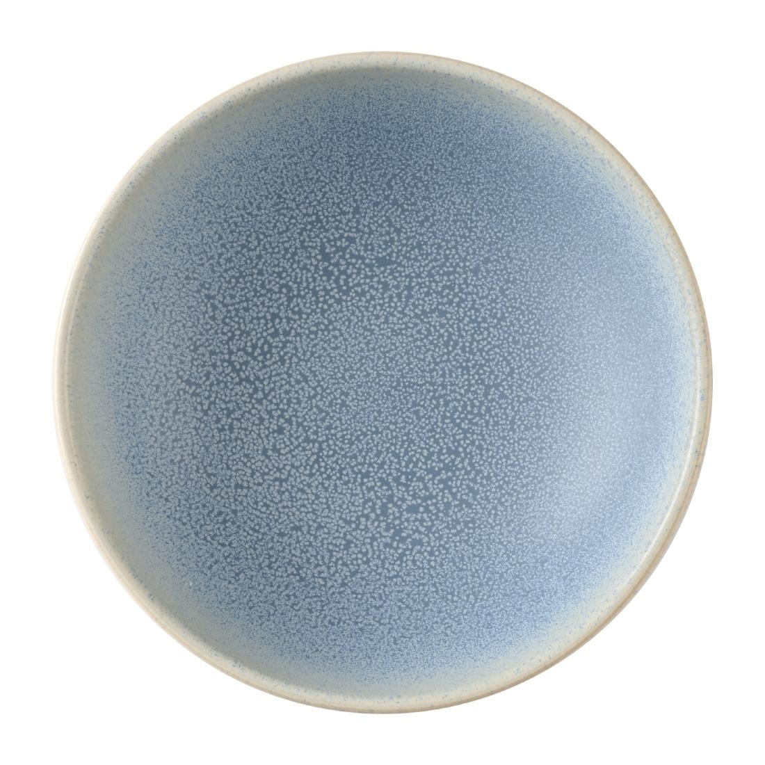 Dudson Evo Azure Rice Bowls Blue 180mm Pack of 6 (HX215)