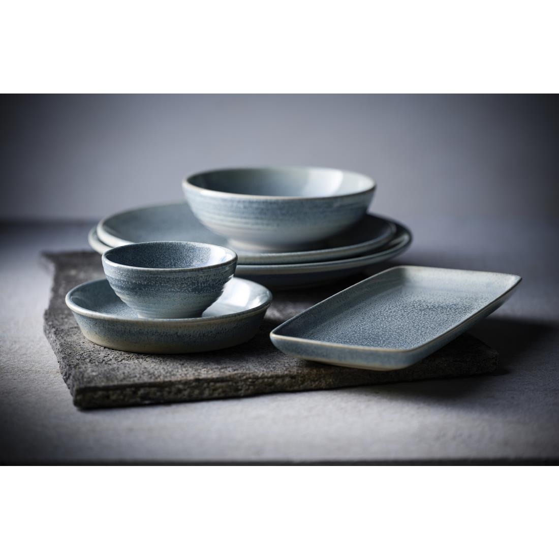 Dudson Evo Azure Tapas Dishes Blue 152mm Pack of 6 (HX219)