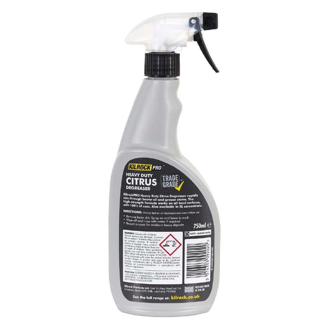 KilrockPRO Heavy Duty Citrus Degreaser 750ml (HX456)