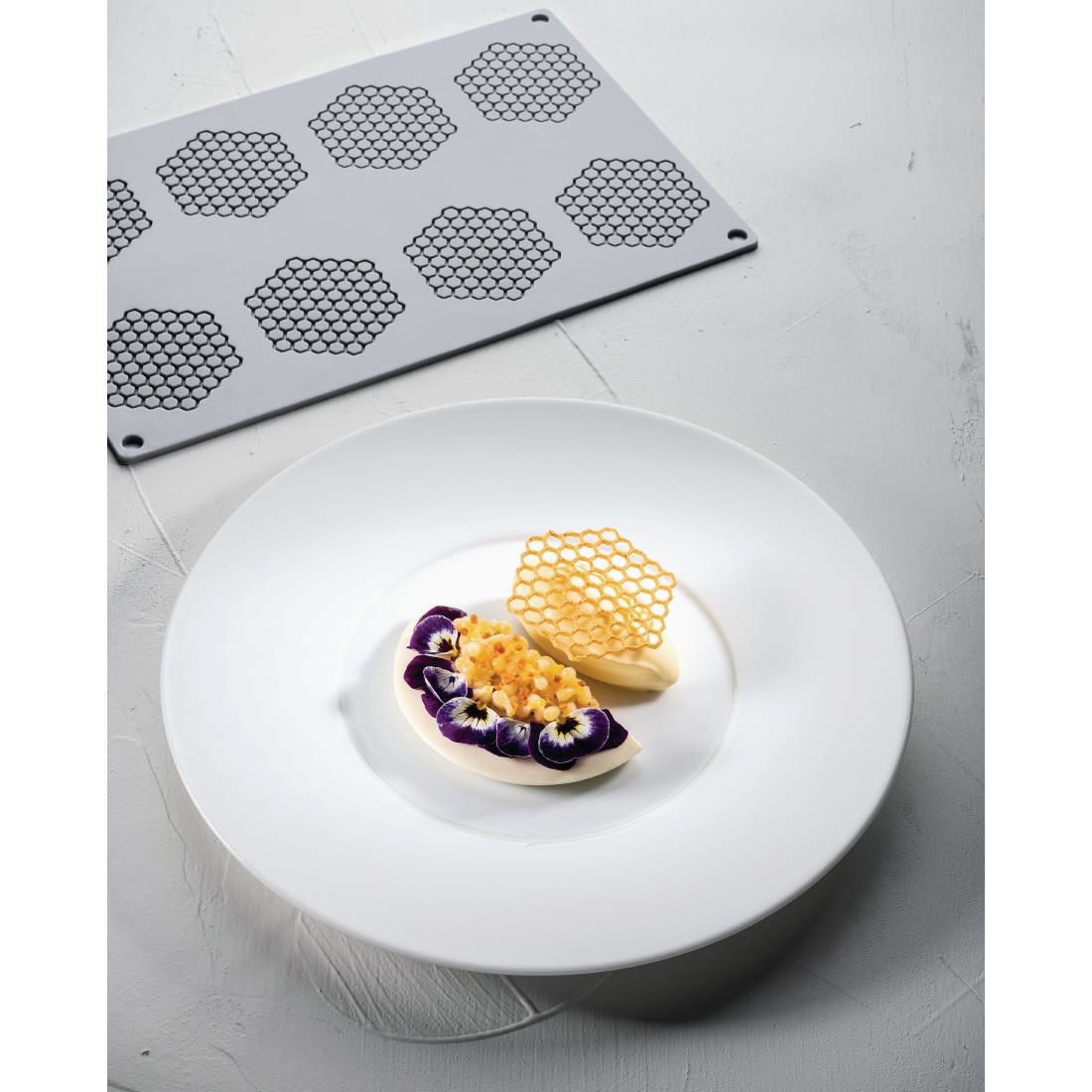 Pavoni Silicone Honey Comb Mould 300x200mm (HX523)