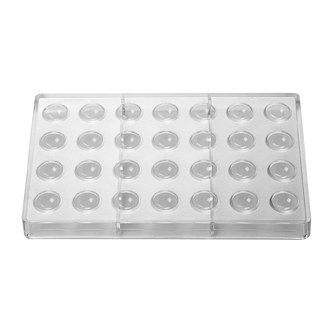 Pavoni 25x12mm Hemisphere Mould 275x175mm (HX543)