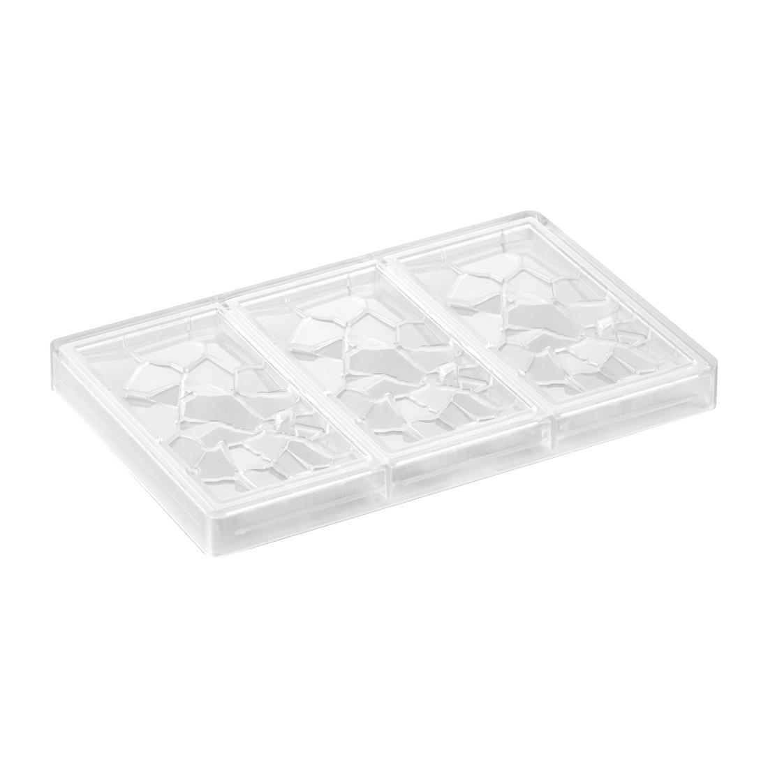 Pavoni Crush By Fiorani Chocolate Bar Mould 275x175mm (HX549)