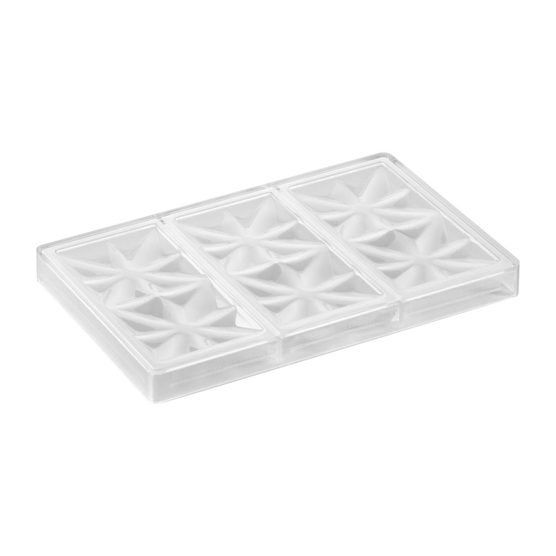 Pavoni Edelweiss By Vallee Chocolate Bar Mould 275x 75mm (HX551)